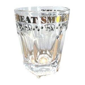 Shot Glass Great Smokey Mountains Bears Paneled Tourist Souvenir‎